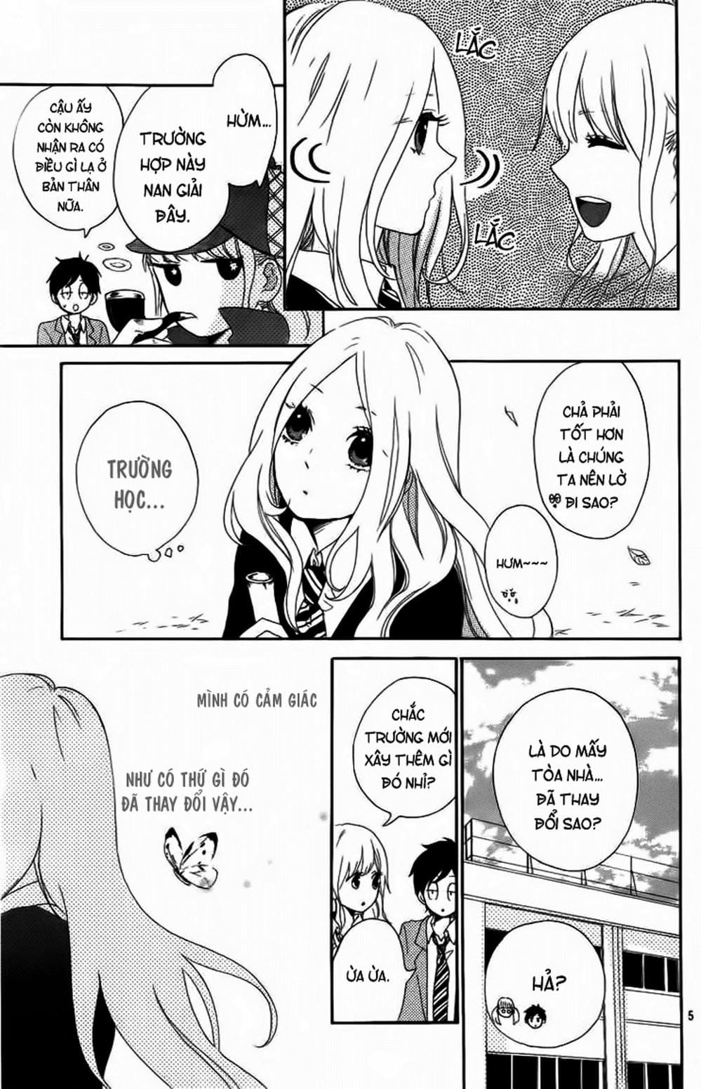 Truyện Tranh Tình Yêu Tuổi Teen Ngọt Ngào - Hibi Chouchou trang 4