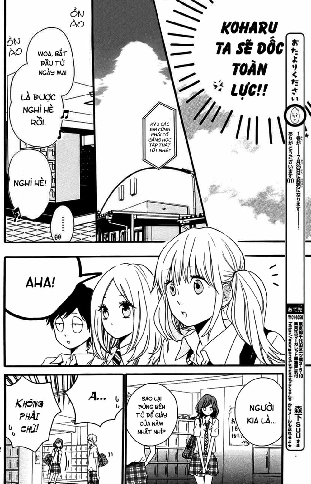 Truyện Tranh Tình Yêu Tuổi Teen Ngọt Ngào - Hibi Chouchou trang 4