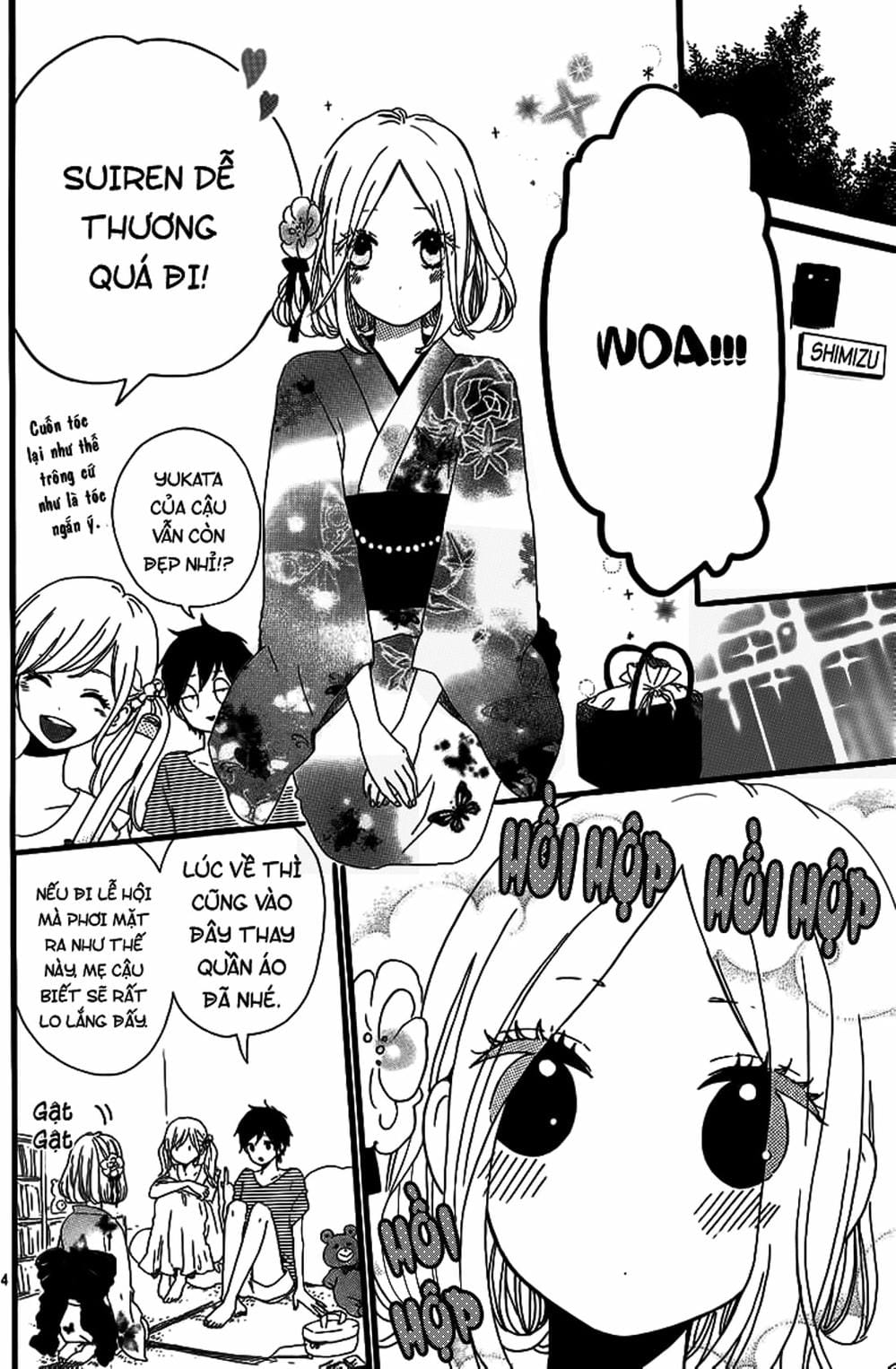 Truyện Tranh Tình Yêu Tuổi Teen Ngọt Ngào - Hibi Chouchou trang 4