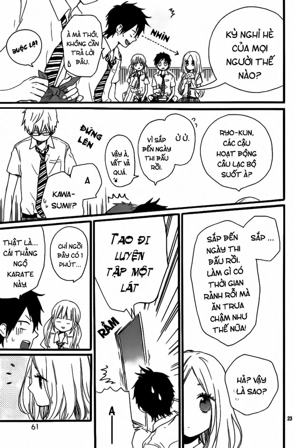 Truyện Tranh Tình Yêu Tuổi Teen Ngọt Ngào - Hibi Chouchou trang 4