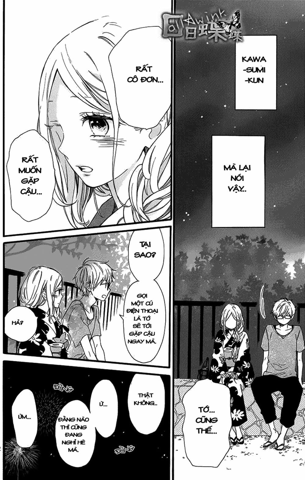 Truyện Tranh Tình Yêu Tuổi Teen Ngọt Ngào - Hibi Chouchou trang 4