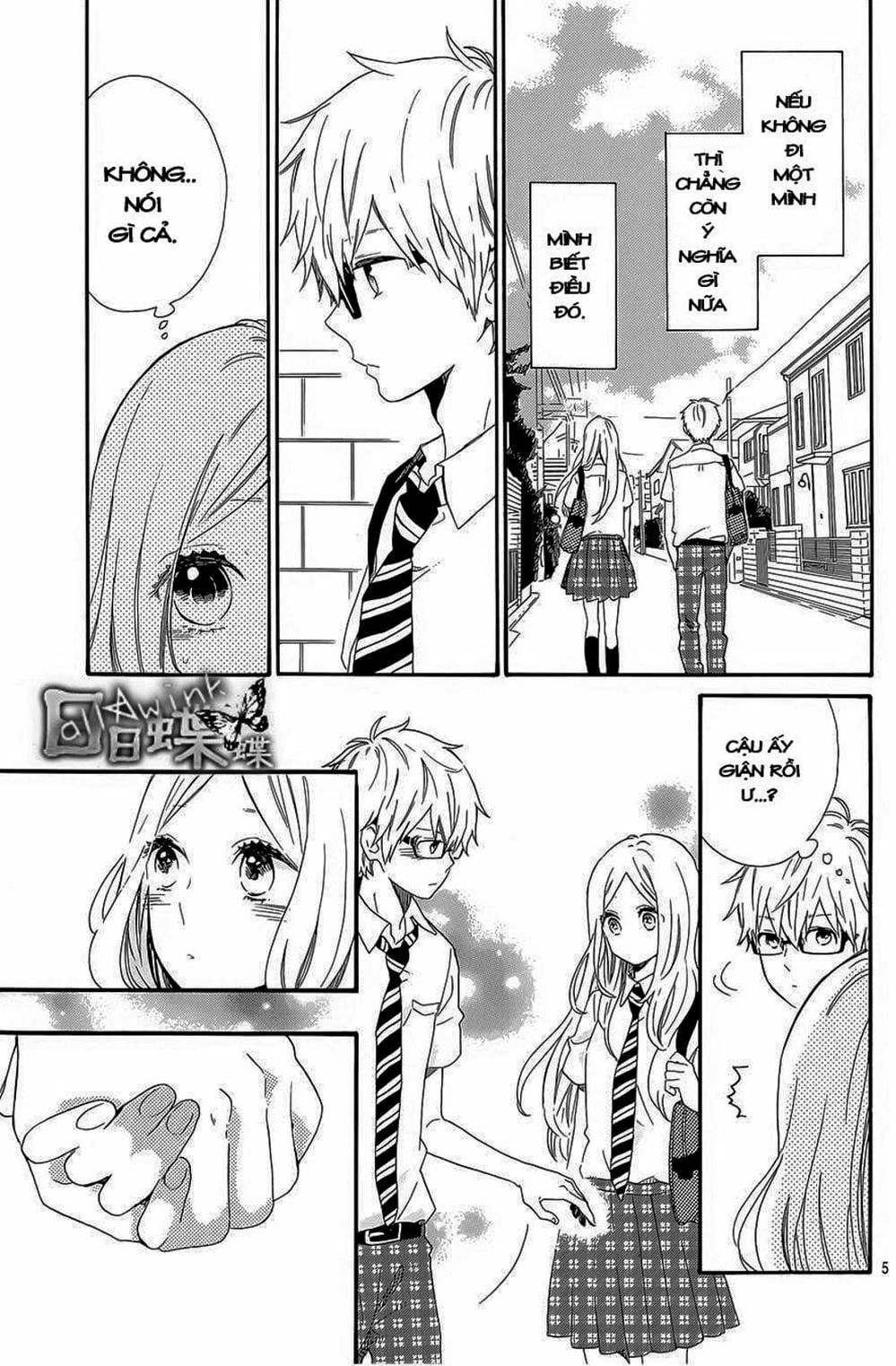Truyện Tranh Tình Yêu Tuổi Teen Ngọt Ngào - Hibi Chouchou trang 4