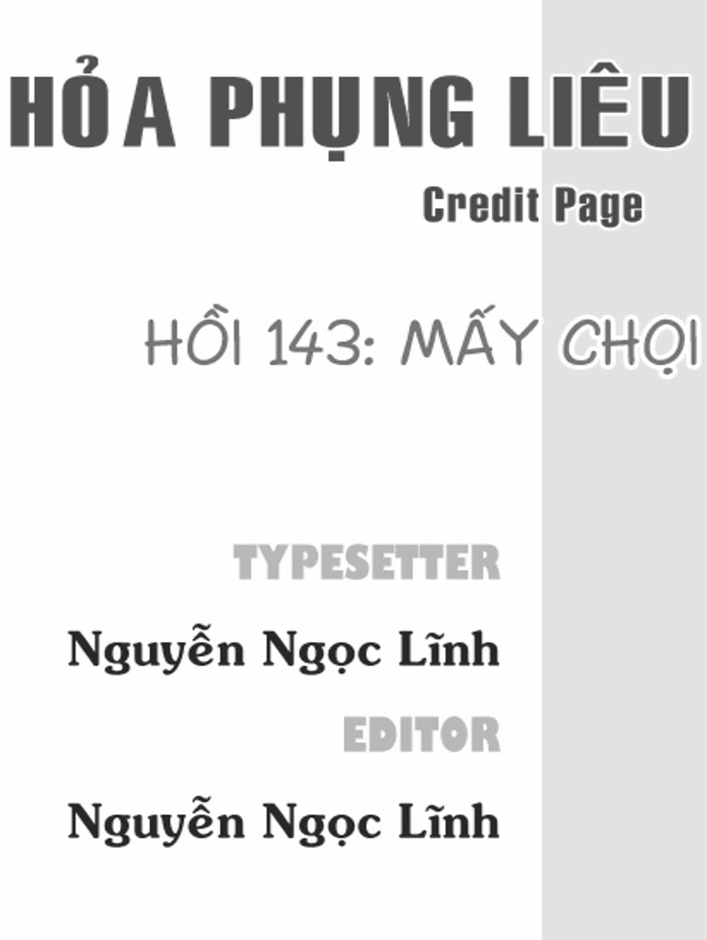 Truyện Tranh Hỏa Phụng Liêu Nguyên trang 3