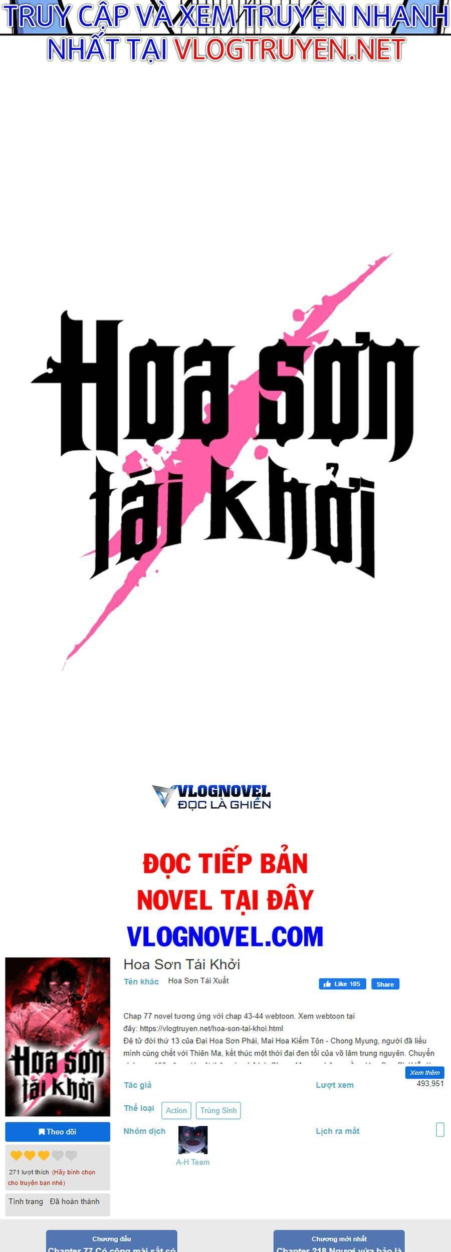 Truyện Tranh Hoa Sơn Tái Khởi trang 6