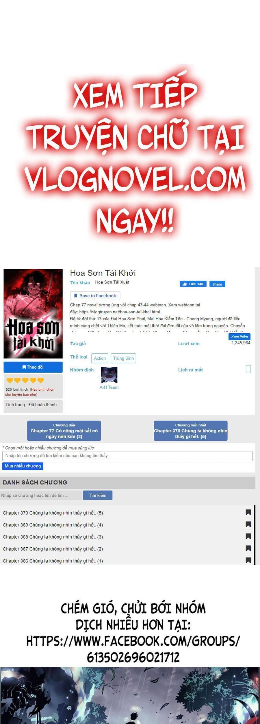 Truyện Tranh Hoa Sơn Tái Khởi trang 6