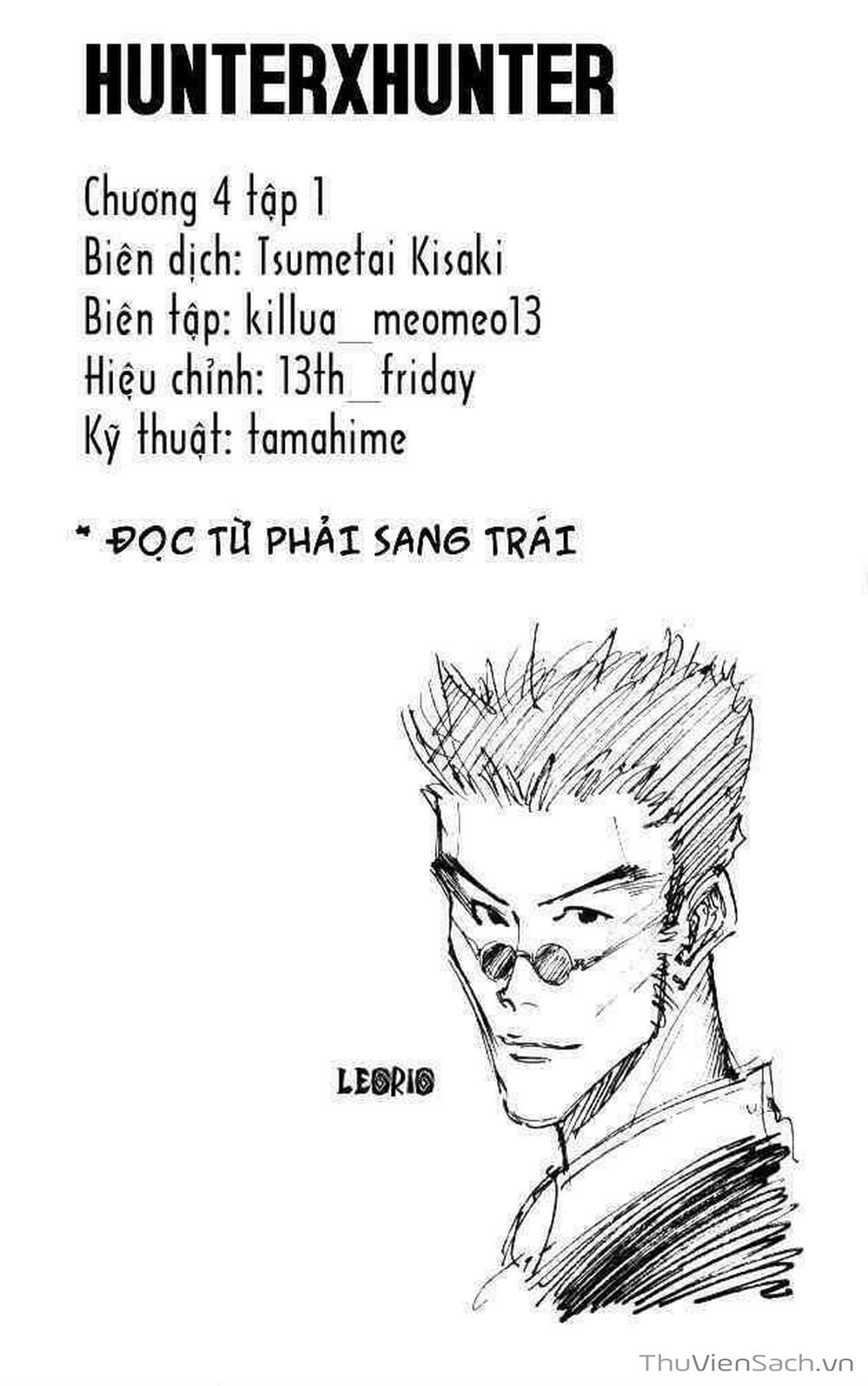 Truyện Tranh Thợ Săn - Hunter X Hunter trang 7