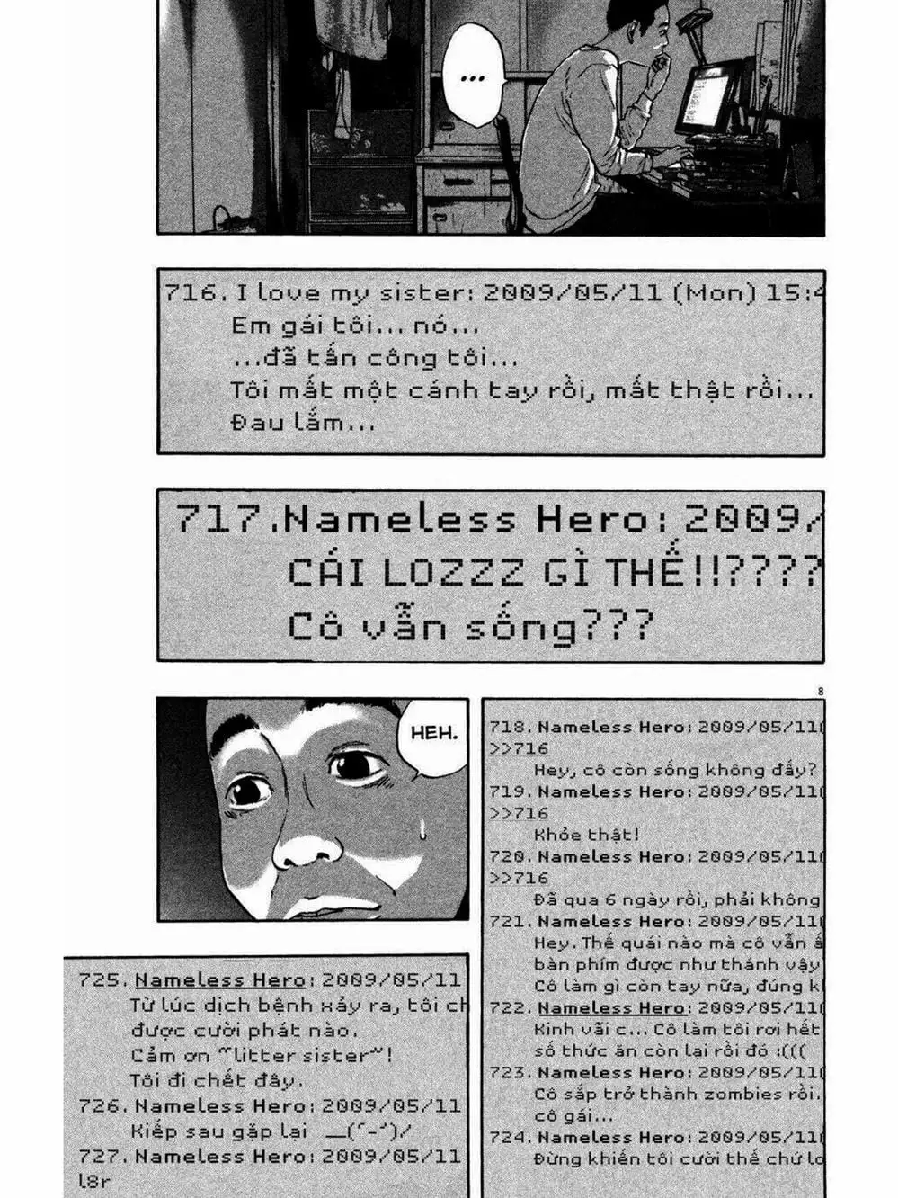 Truyện Tranh Tôi Là Người Hùng - I Am A Hero trang 8