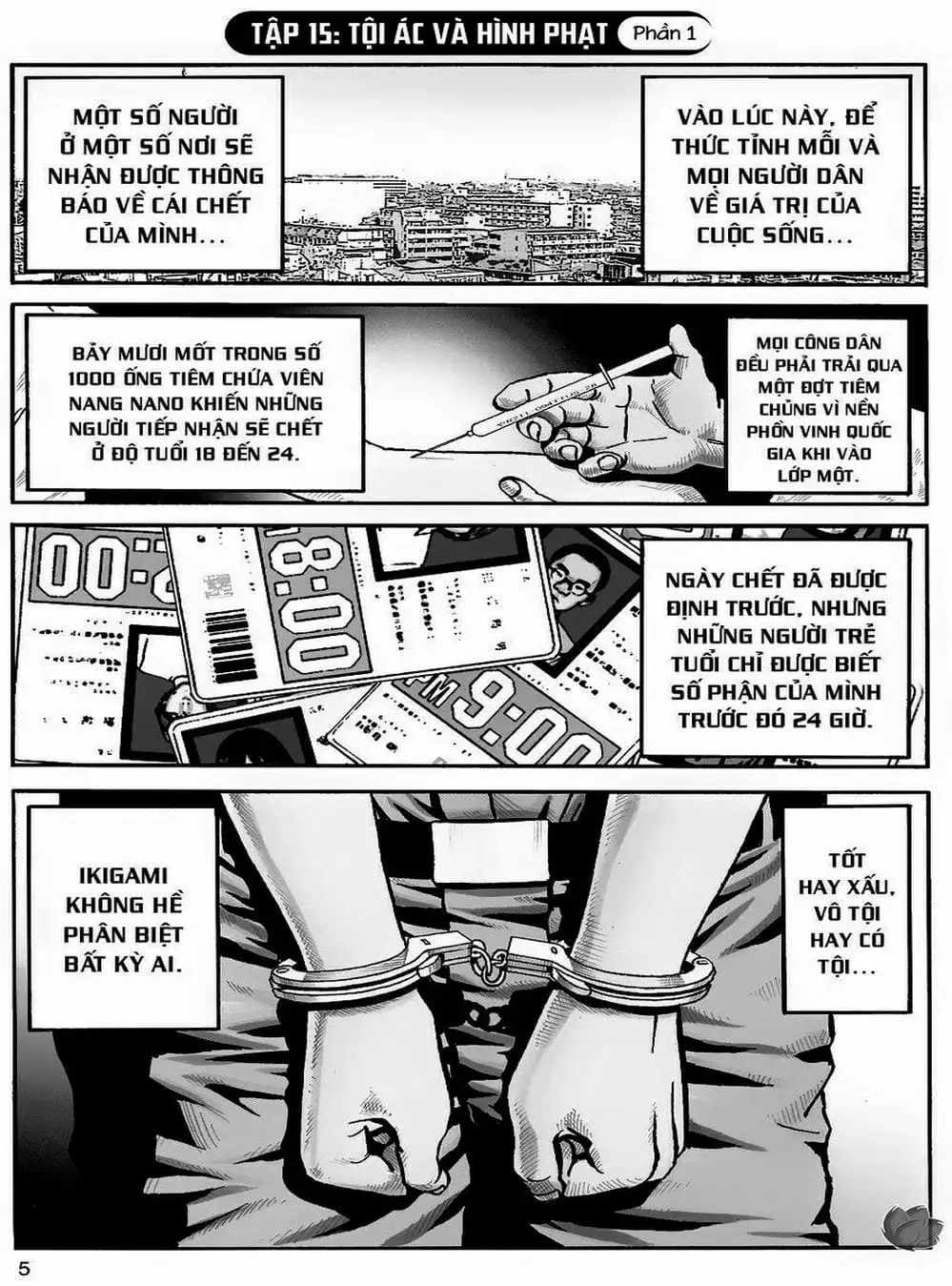 Truyện Tranh Giấy Báo Tử - Ikigami trang 6