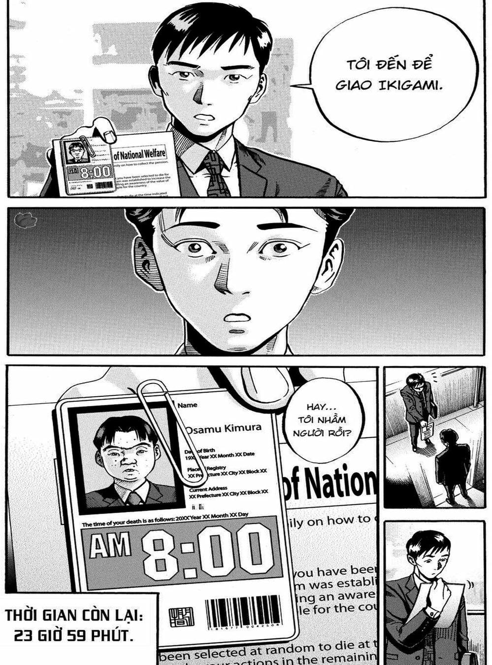 Truyện Tranh Giấy Báo Tử - Ikigami trang 6