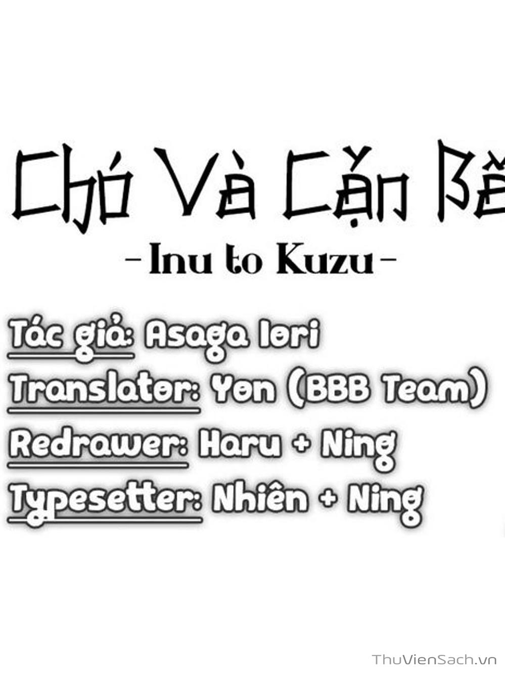 Truyện Tranh Chó Và Cặn Bã - Inu To Kuzu trang 5