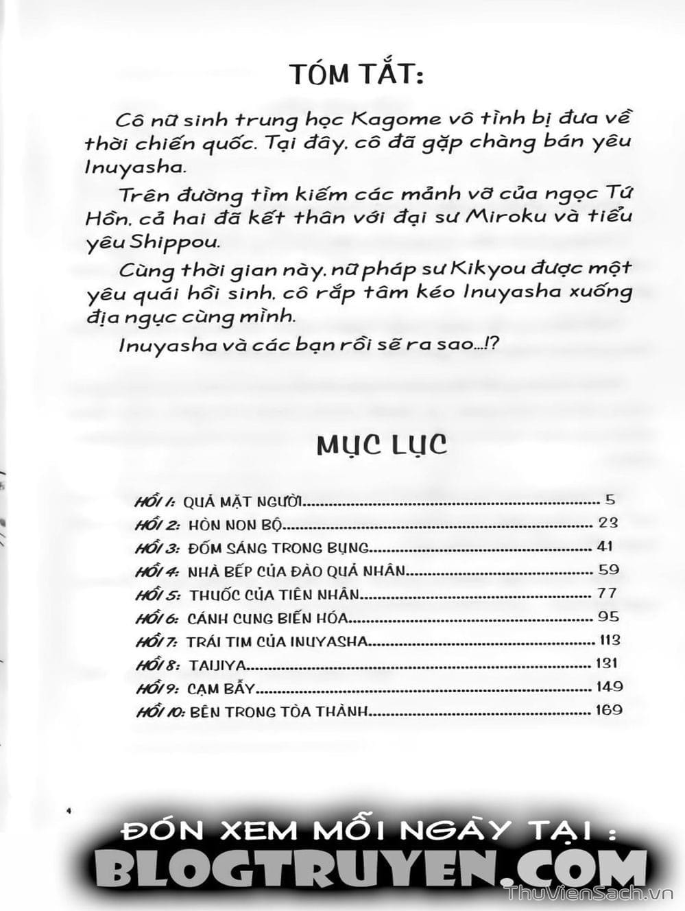 Truyện Tranh Khuyển Dạ Xoa - Inuyasha trang 5