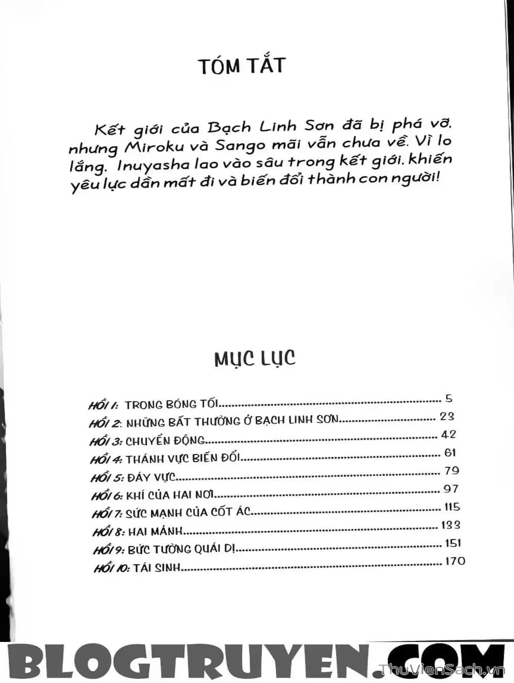 Truyện Tranh Khuyển Dạ Xoa - Inuyasha trang 5