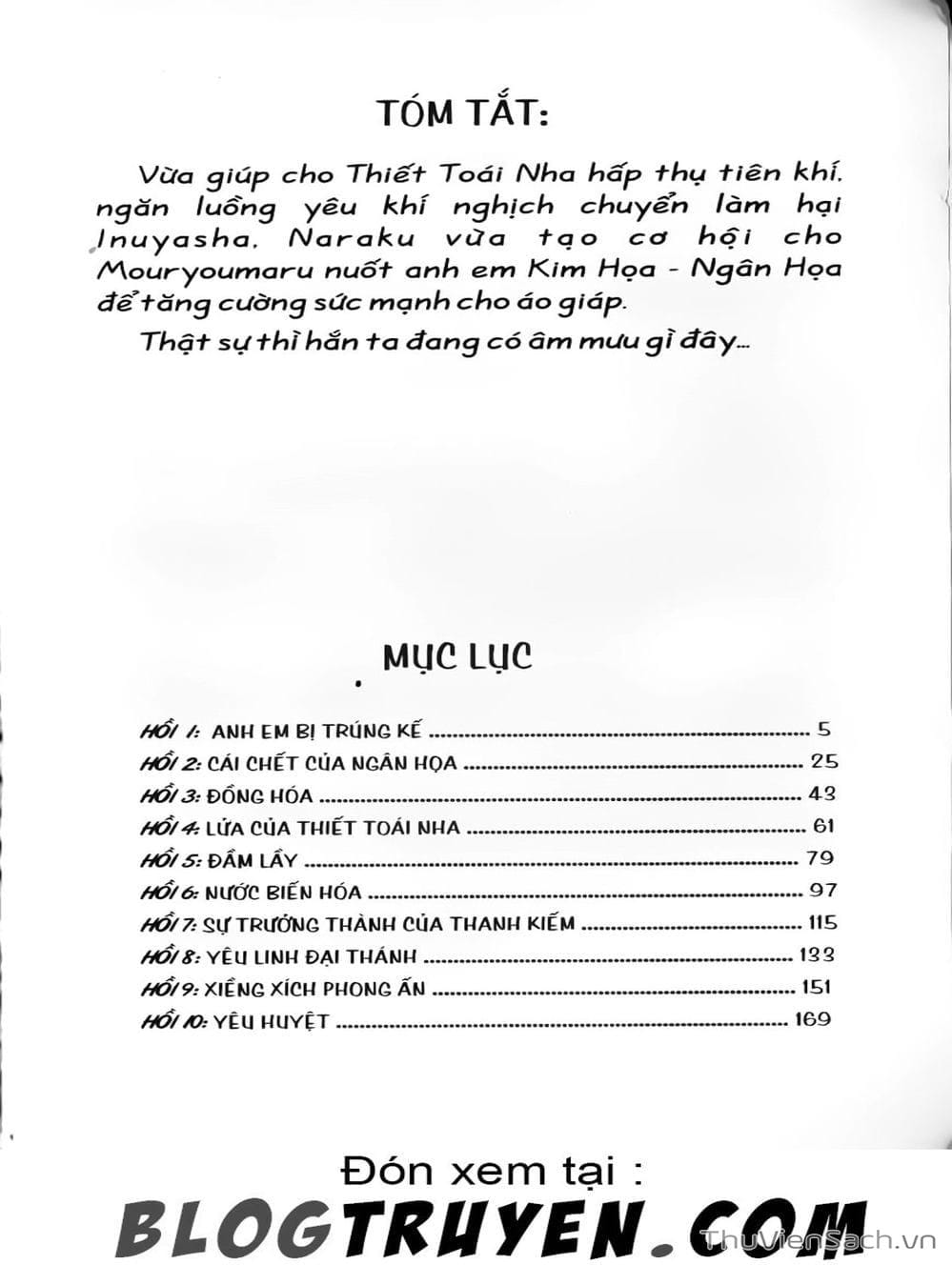 Truyện Tranh Khuyển Dạ Xoa - Inuyasha trang 5