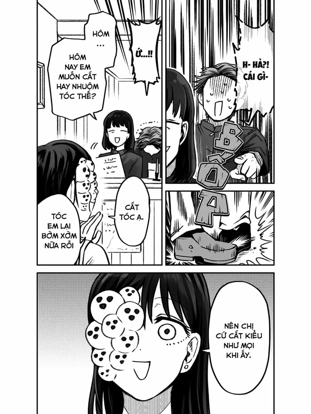 Truyện Tranh Cô Em Mụn Mặt Người - Jinmensou To Issho trang 0