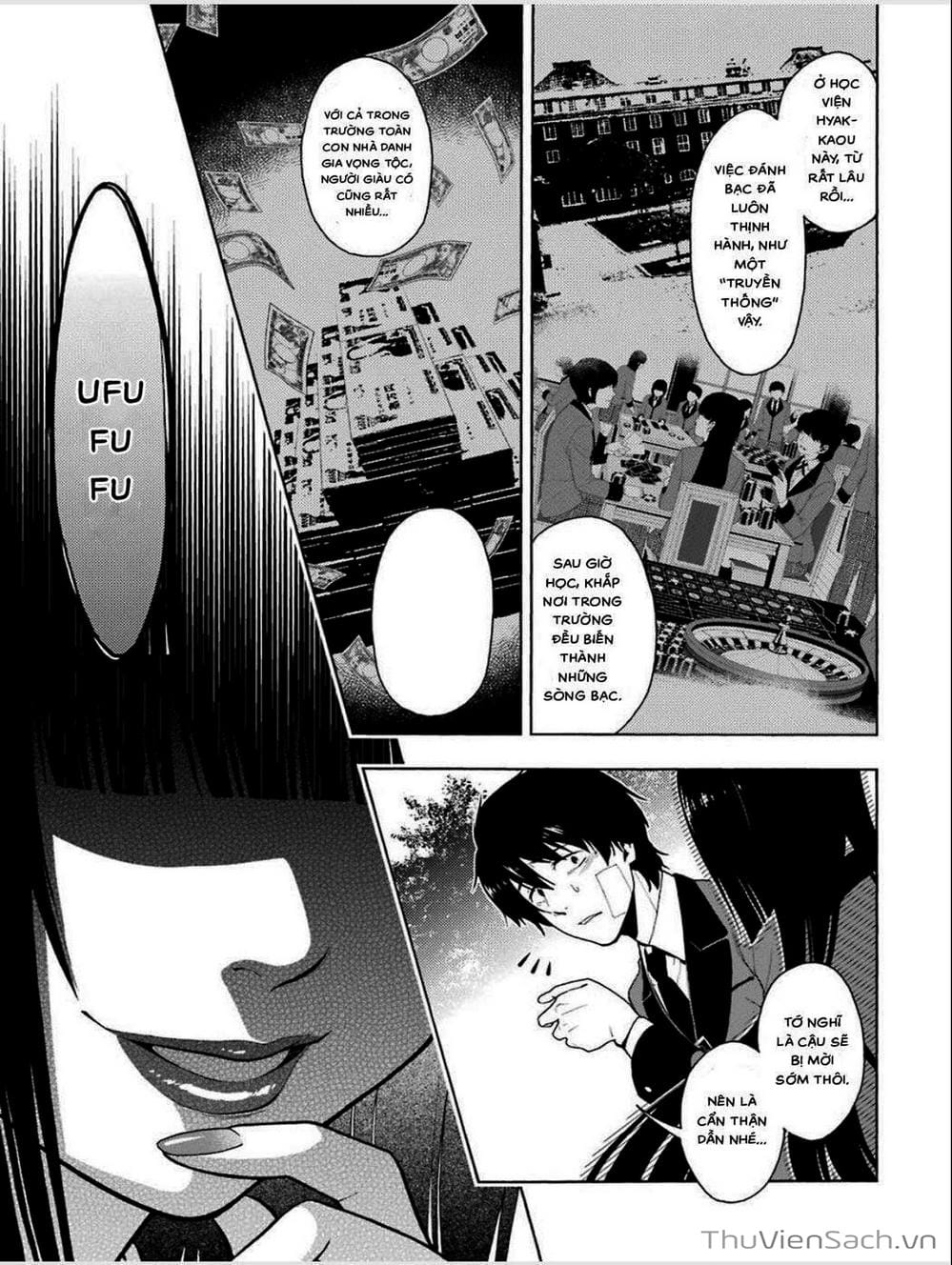 Truyện Tranh Học Viện Đỏ Đen - Kakegurui trang 3