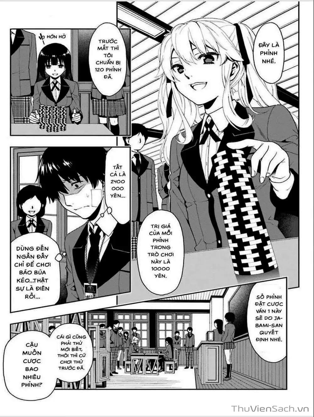 Truyện Tranh Học Viện Đỏ Đen - Kakegurui trang 3