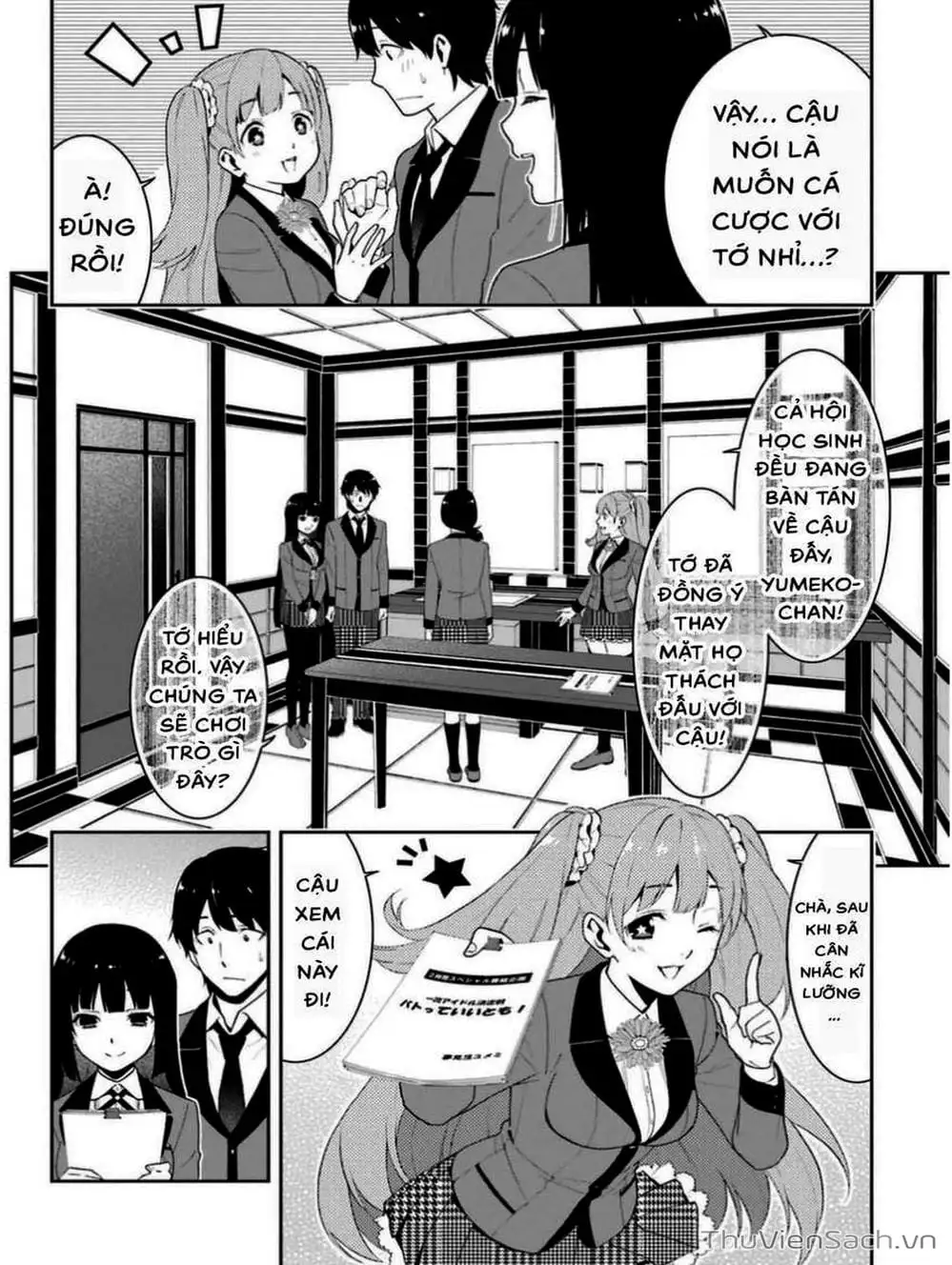 Truyện Tranh Học Viện Đỏ Đen - Kakegurui trang 3
