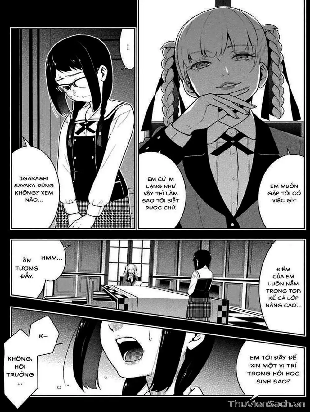 Truyện Tranh Học Viện Đỏ Đen - Kakegurui trang 3
