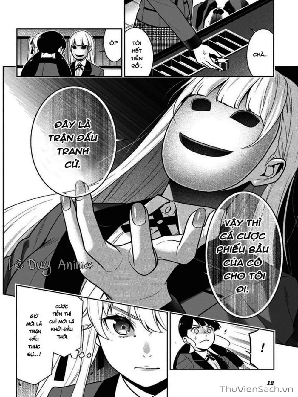 Truyện Tranh Học Viện Đỏ Đen - Kakegurui trang 3