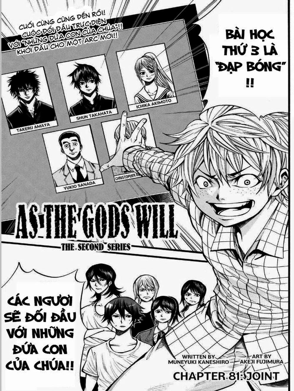 Truyện Tranh Mệnh Lệnh Của Thần - As The Gods Will trang 5