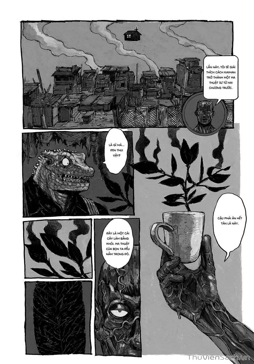 Truyện Tranh Kẻ Mất Trí Và Thế Giới Ma Thuật - Dorohedoro trang 5