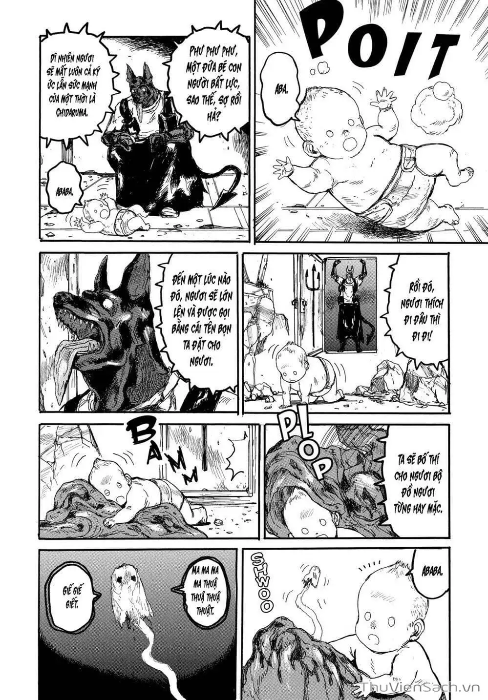 Truyện Tranh Kẻ Mất Trí Và Thế Giới Ma Thuật - Dorohedoro trang 5