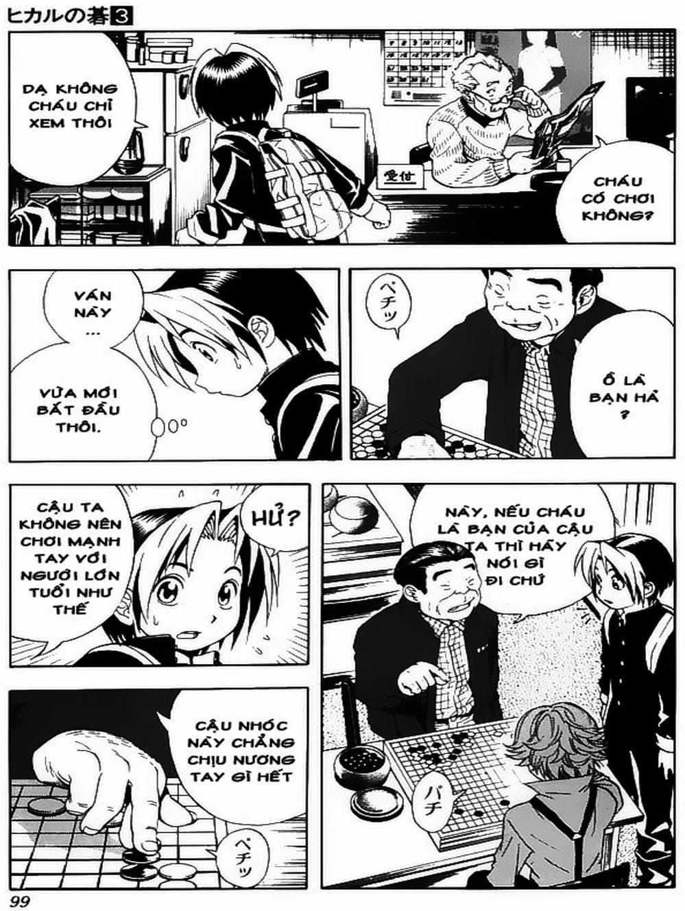 Truyện Tranh Kì Thủ Cờ Vây - Hikaru No Go trang 6