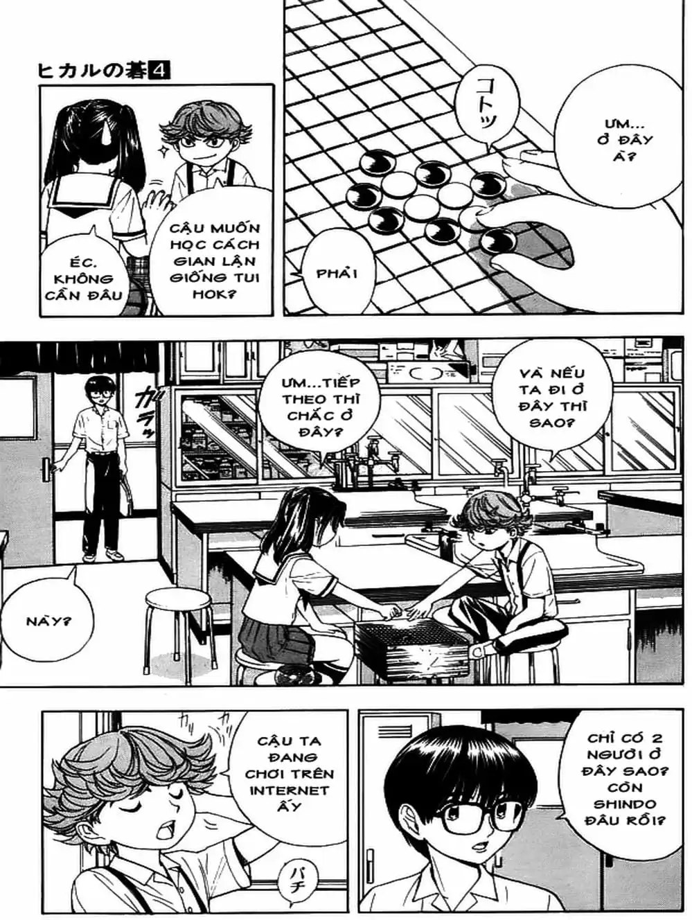 Truyện Tranh Kì Thủ Cờ Vây - Hikaru No Go trang 6