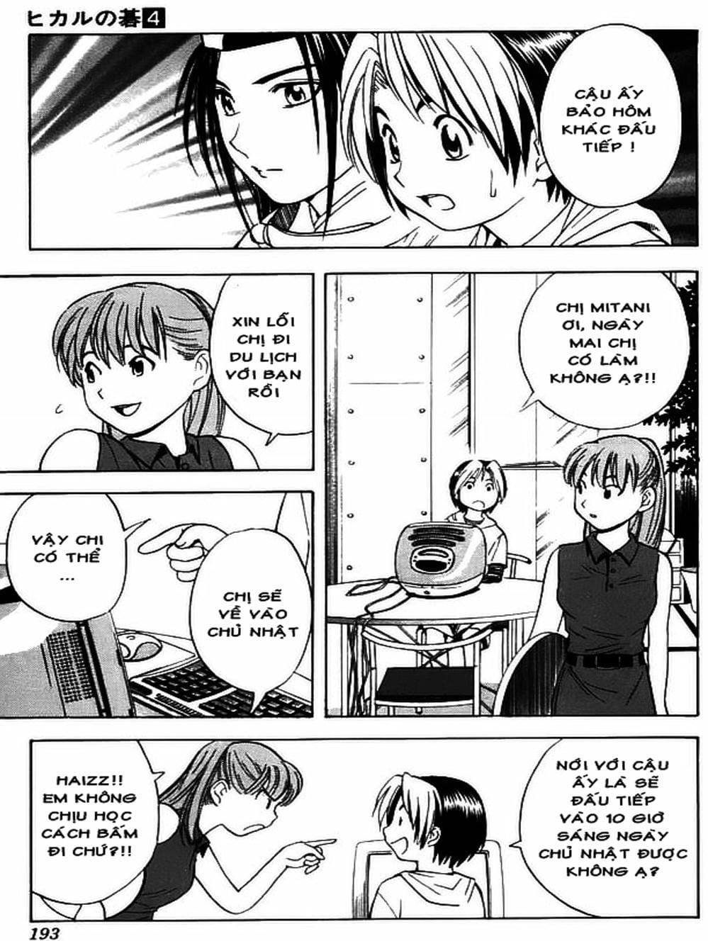 Truyện Tranh Kì Thủ Cờ Vây - Hikaru No Go trang 6