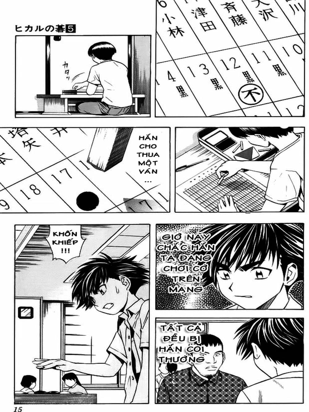 Truyện Tranh Kì Thủ Cờ Vây - Hikaru No Go trang 6