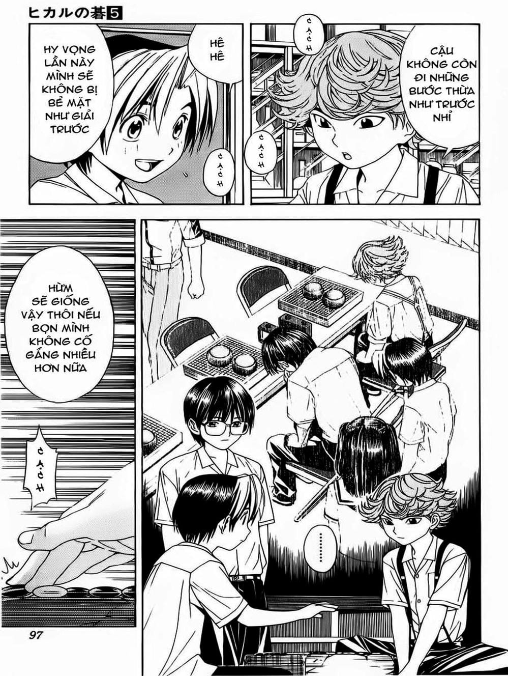Truyện Tranh Kì Thủ Cờ Vây - Hikaru No Go trang 6