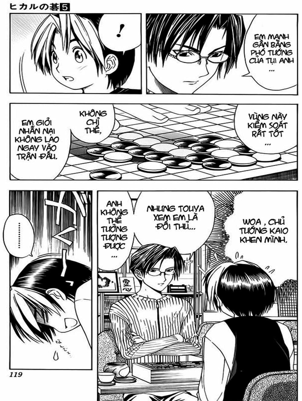 Truyện Tranh Kì Thủ Cờ Vây - Hikaru No Go trang 6