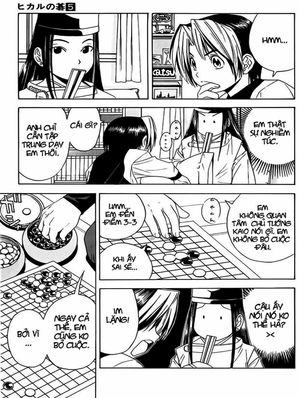 Truyện Tranh Kì Thủ Cờ Vây - Hikaru No Go trang 6