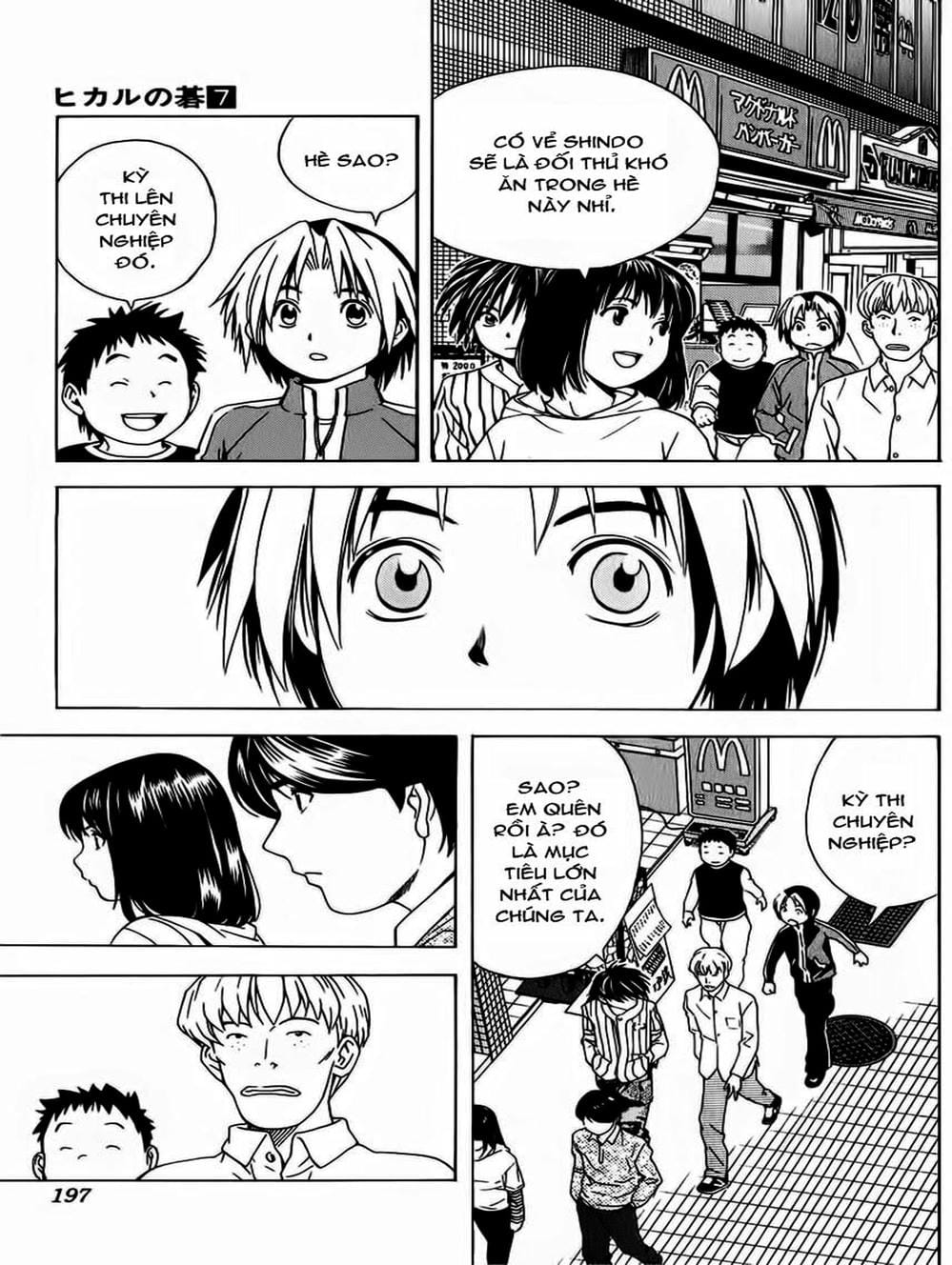 Truyện Tranh Kì Thủ Cờ Vây - Hikaru No Go trang 6