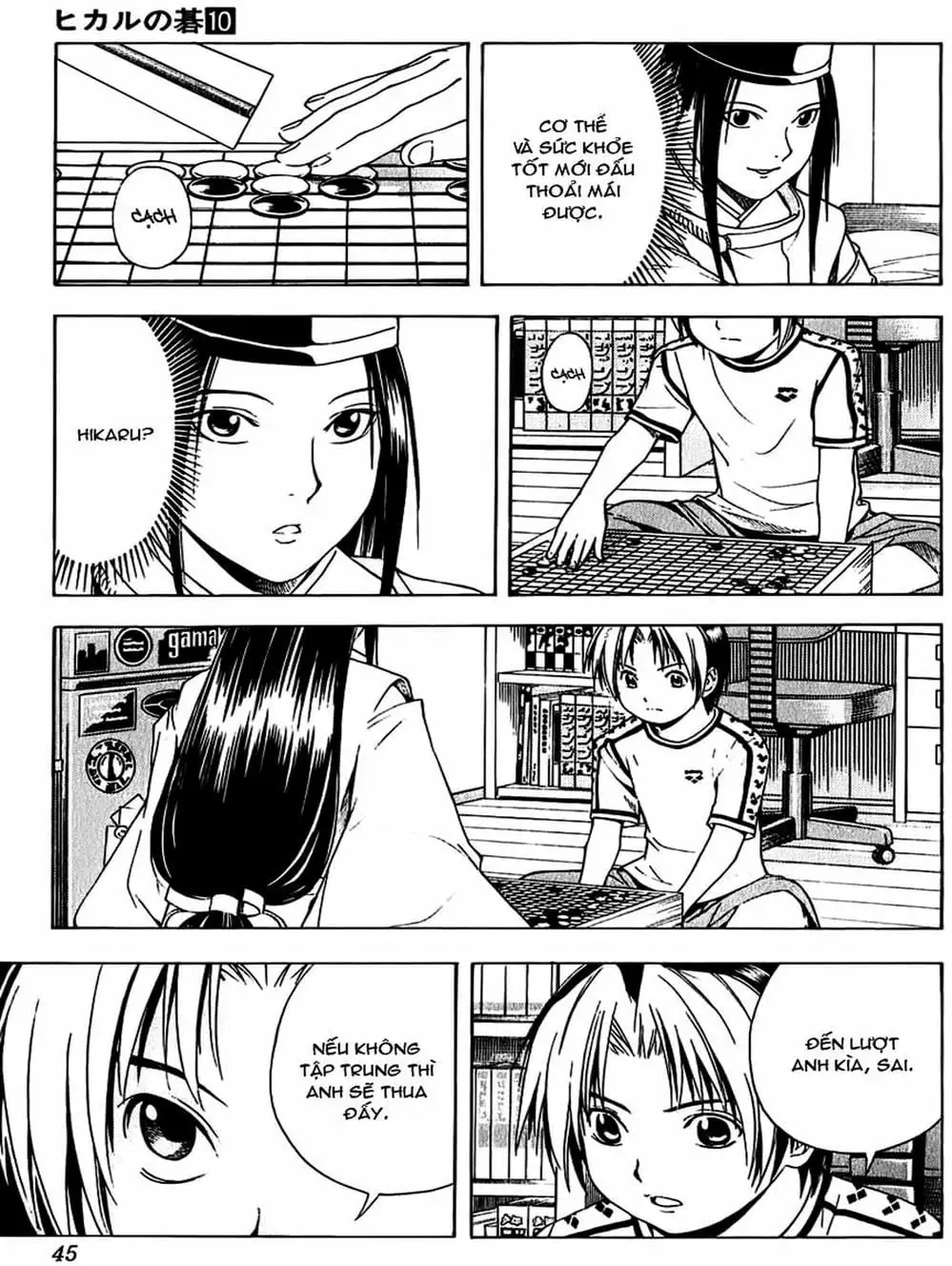 Truyện Tranh Kì Thủ Cờ Vây - Hikaru No Go trang 6