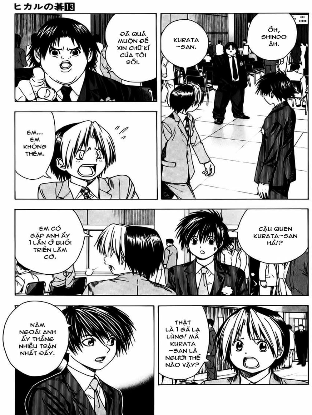 Truyện Tranh Kì Thủ Cờ Vây - Hikaru No Go trang 6