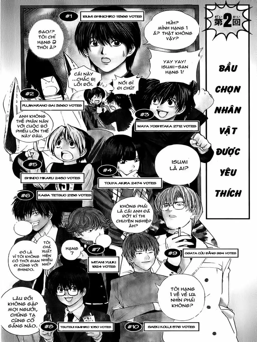 Truyện Tranh Kì Thủ Cờ Vây - Hikaru No Go trang 6