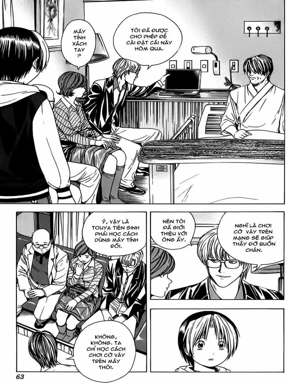 Truyện Tranh Kì Thủ Cờ Vây - Hikaru No Go trang 6