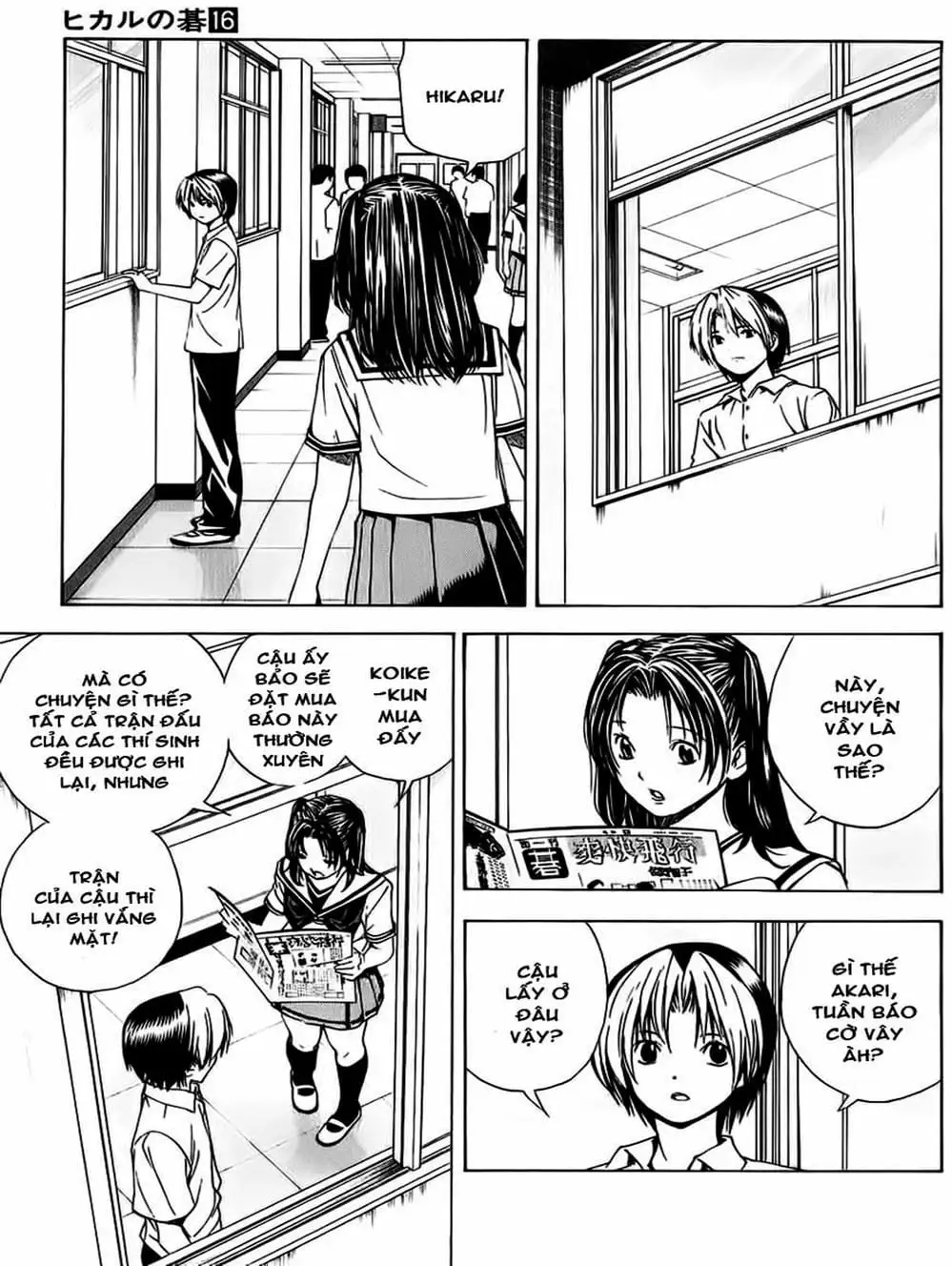 Truyện Tranh Kì Thủ Cờ Vây - Hikaru No Go trang 6