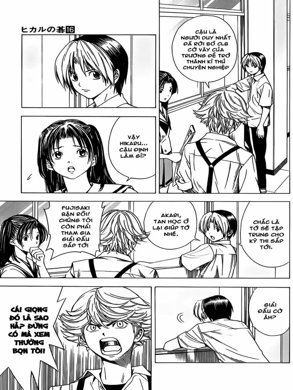 Truyện Tranh Kì Thủ Cờ Vây - Hikaru No Go trang 6