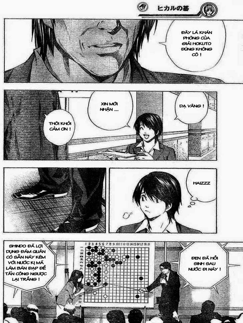 Truyện Tranh Kì Thủ Cờ Vây - Hikaru No Go trang 6