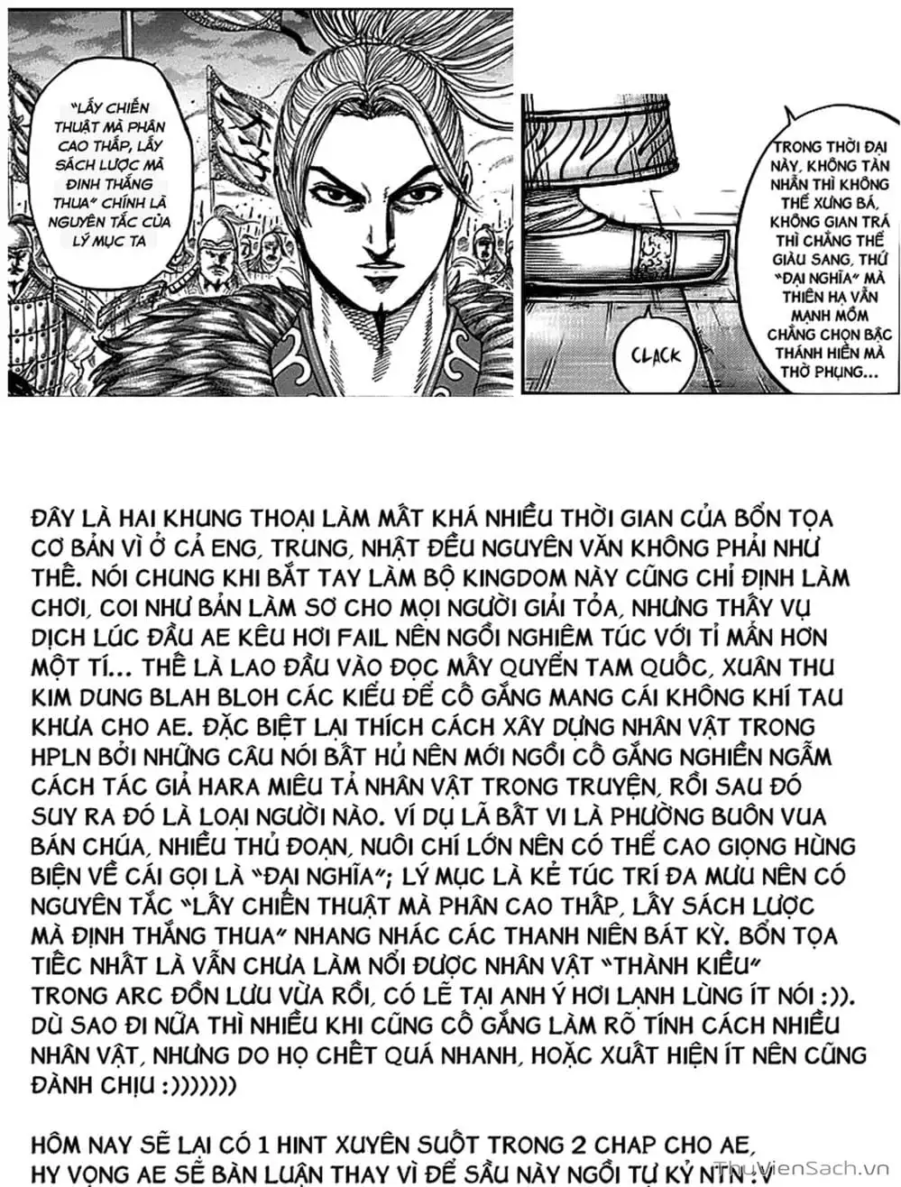 Truyện Tranh Kingdom - Vương Giả Thiên Hạ trang 4
