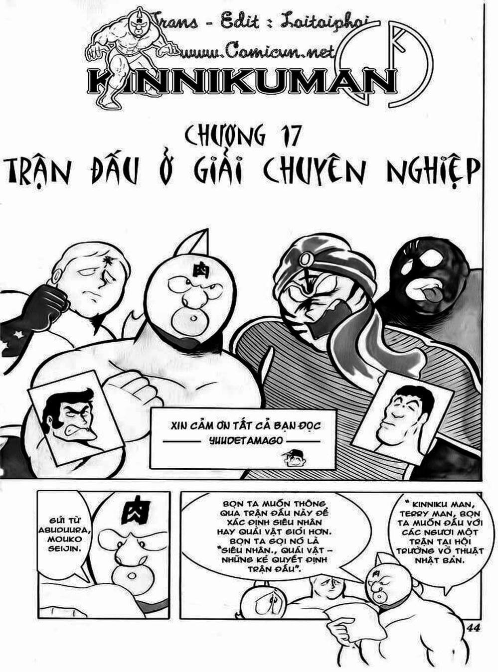 Truyện Tranh Lực Sĩ Kinniku - Kinnikuman trang 5
