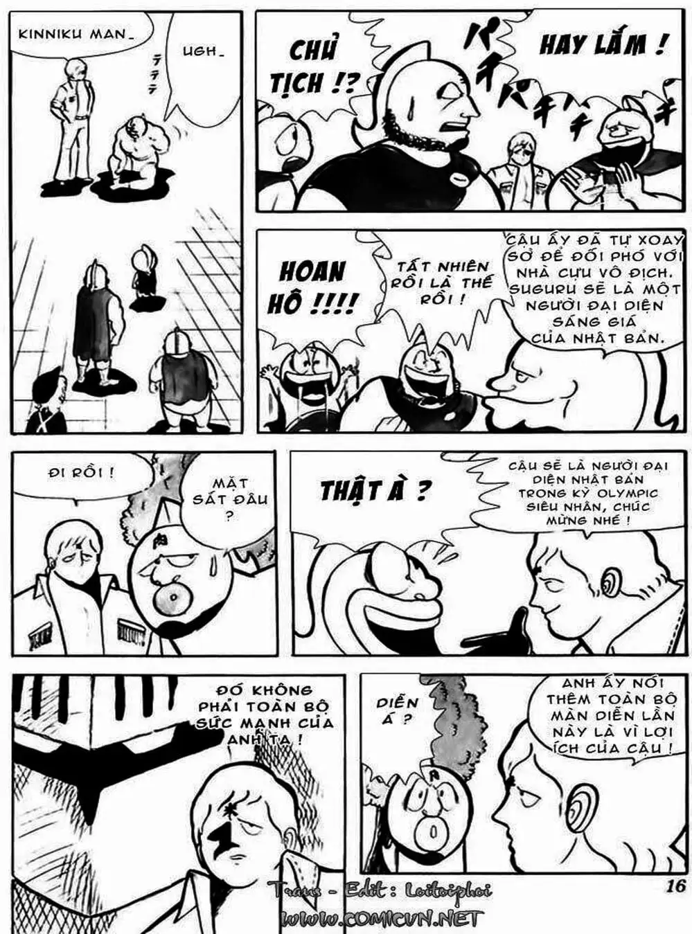 Truyện Tranh Lực Sĩ Kinniku - Kinnikuman trang 5
