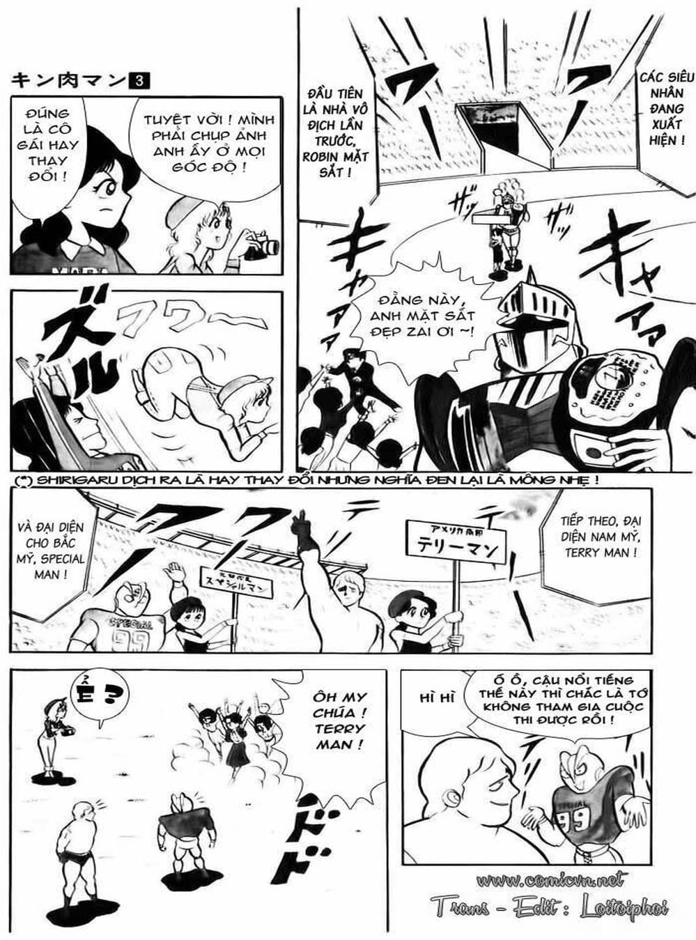 Truyện Tranh Lực Sĩ Kinniku - Kinnikuman trang 5