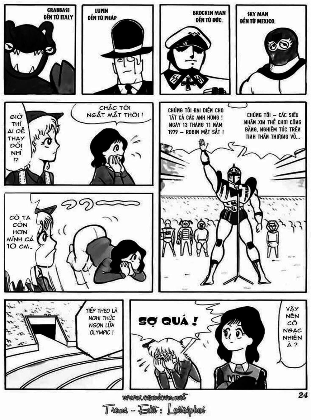 Truyện Tranh Lực Sĩ Kinniku - Kinnikuman trang 5