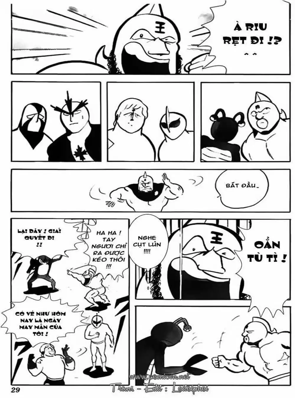 Truyện Tranh Lực Sĩ Kinniku - Kinnikuman trang 5