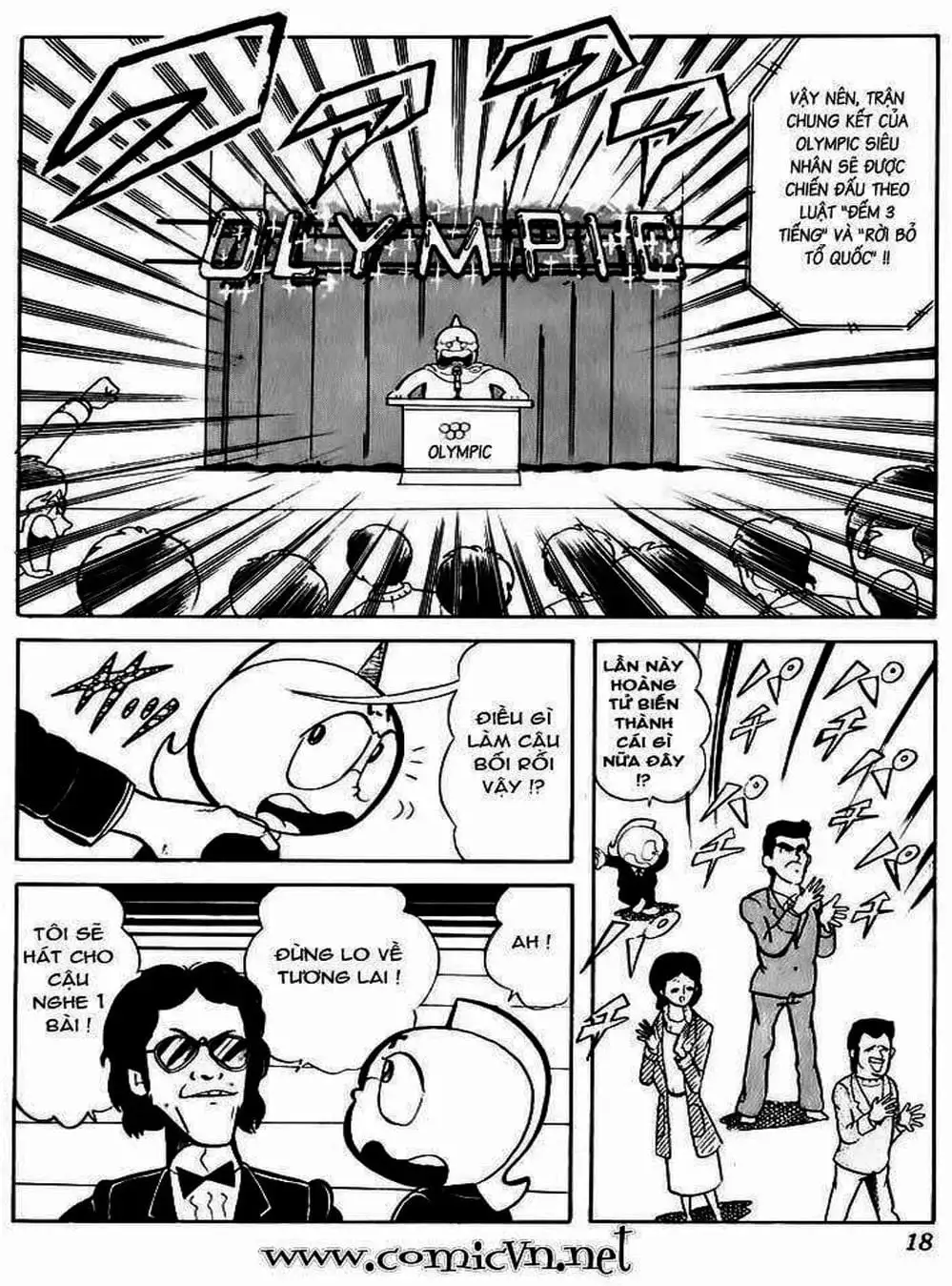 Truyện Tranh Lực Sĩ Kinniku - Kinnikuman trang 5