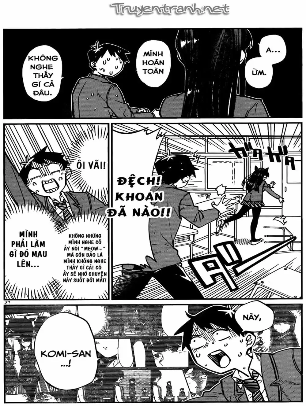 Truyện Tranh Komi Không Thể Giao Tiếp - Komi San Wa Komyusho Desu trang 5