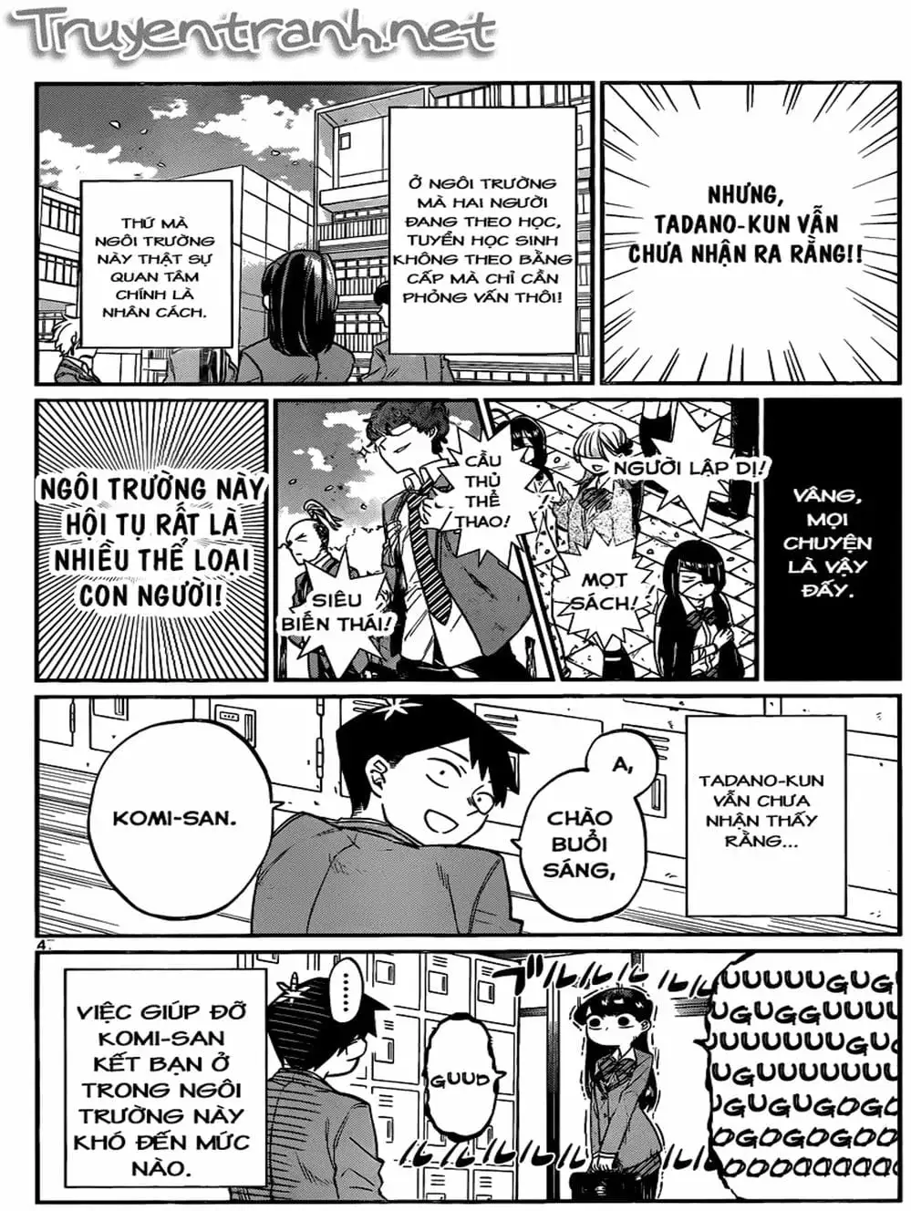 Truyện Tranh Komi Không Thể Giao Tiếp - Komi San Wa Komyusho Desu trang 5